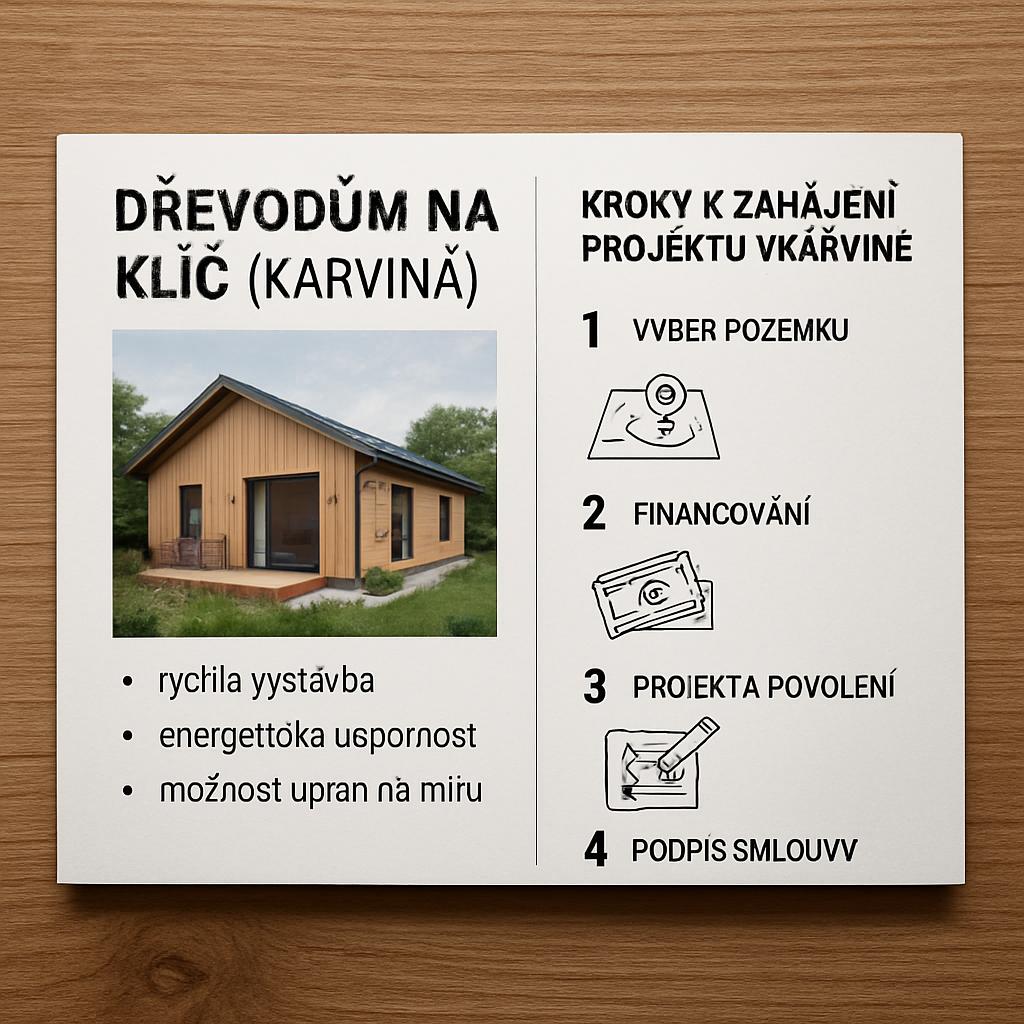 Důležité informace o dřevodomů na klíč (Karviná). Kroky k zahájení projektu v Karviné Důležité informace o dřevodomů na klíč (Karviná). Kroky k zahájení projektu v Karviné