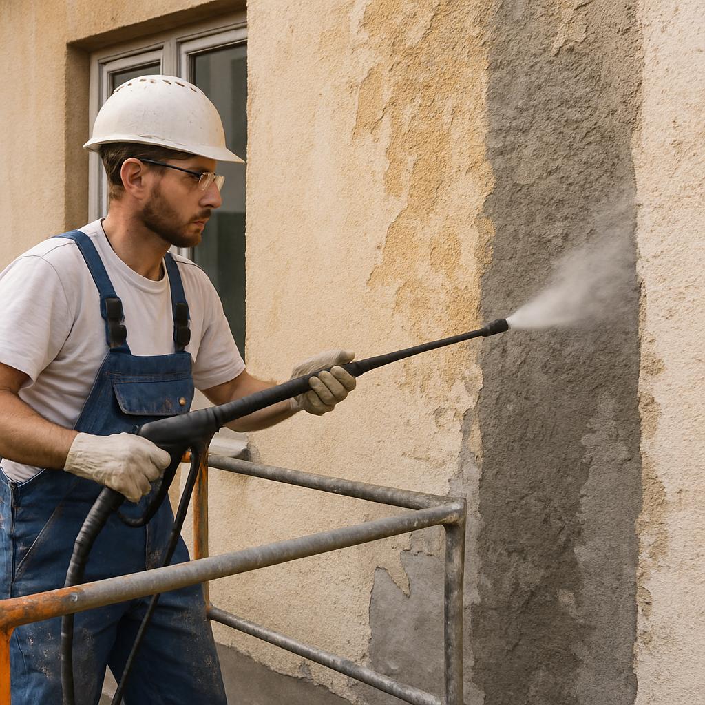 Jak zvládnout nátěr fasády cena práce (Přerov). Jak připravit fasádu a co to znamená pro cenu práce