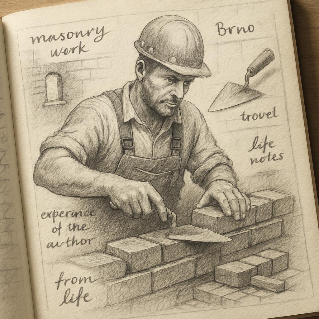 Inspirace pro zednické práce (Brno). Poznámky ze života: zkušenosti autora Inspirace pro zednické práce (Brno). Poznámky ze života: zkušenosti autora