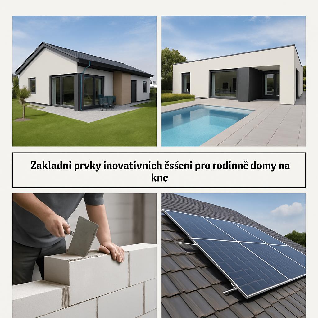 Inovativní řešení v rámci rodinné domy na klíč (Hradec Králové). Tabulka: Základní prvky inovativních řešení pro rodinné domy na klíč Inovativní řešení v rámci rodinné domy na klíč (Hradec Králové). Tabulka: Základní prvky inovativních řešení pro rodinné domy na klíč