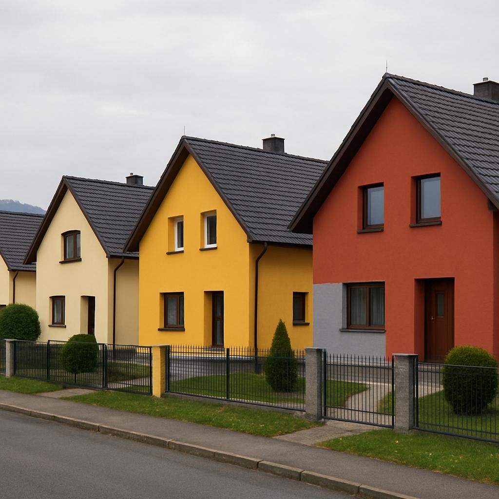 Inspirace pro nátěry do exteriéru (Třinec). Osobní zkušenost z terénu