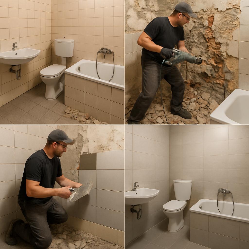 Postupy krok za krokem při koupelny komplet (Děčín). Praktický souhrn kroků Postupy krok za krokem při koupelny komplet (Děčín). Praktický souhrn kroků