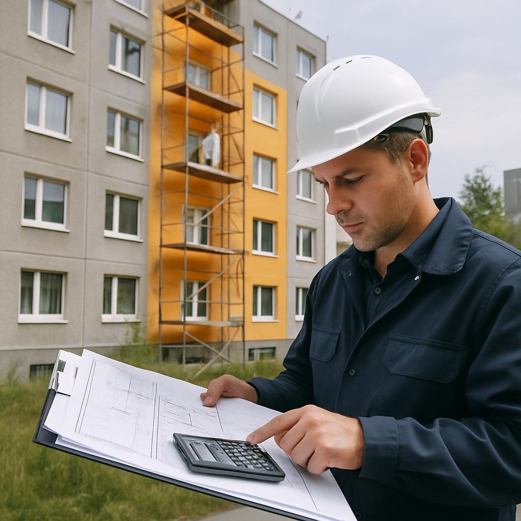 Efektivní tipy pro nátěry fasád panelových domů (Kladno). Ekonomika a plánování nákladů