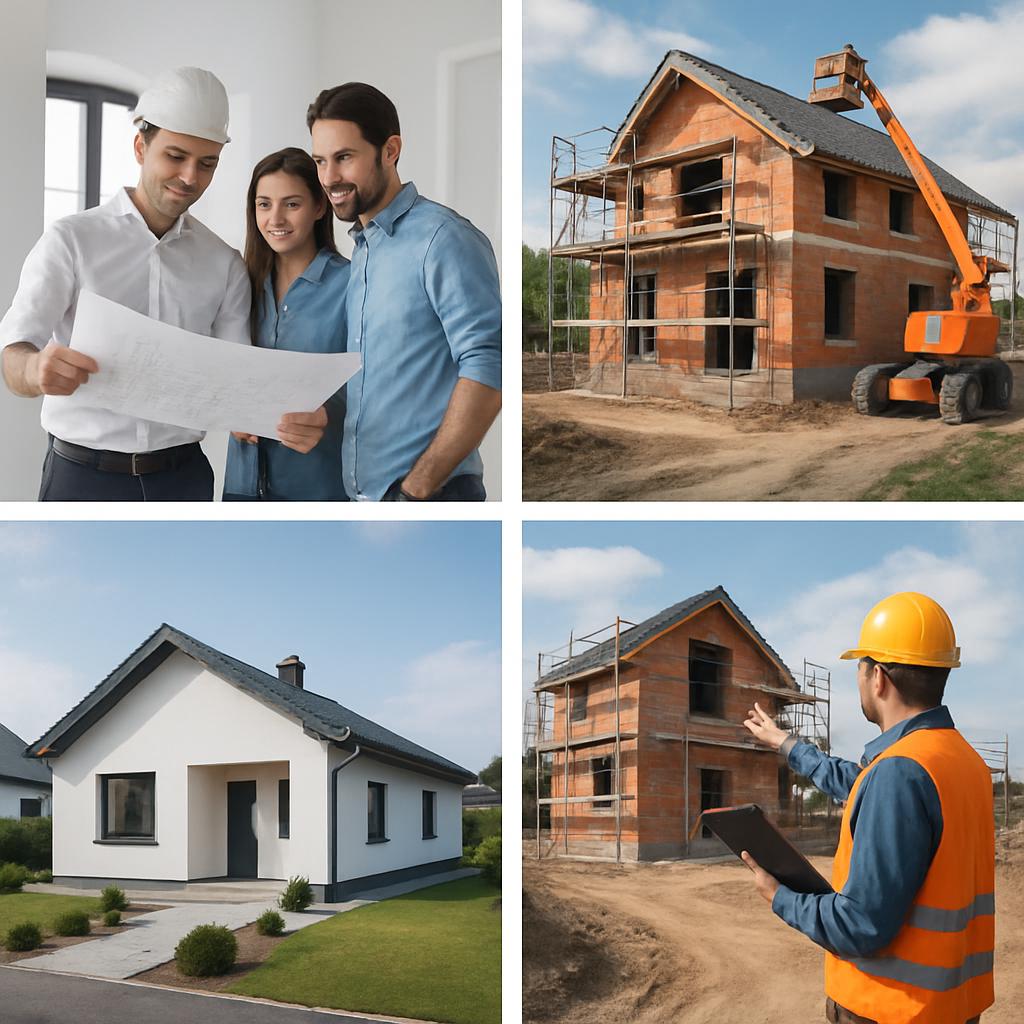 Kompletní přehled k rodinné domy na klíč (Liberec). 3) Realizace a dohled nad výstavbou