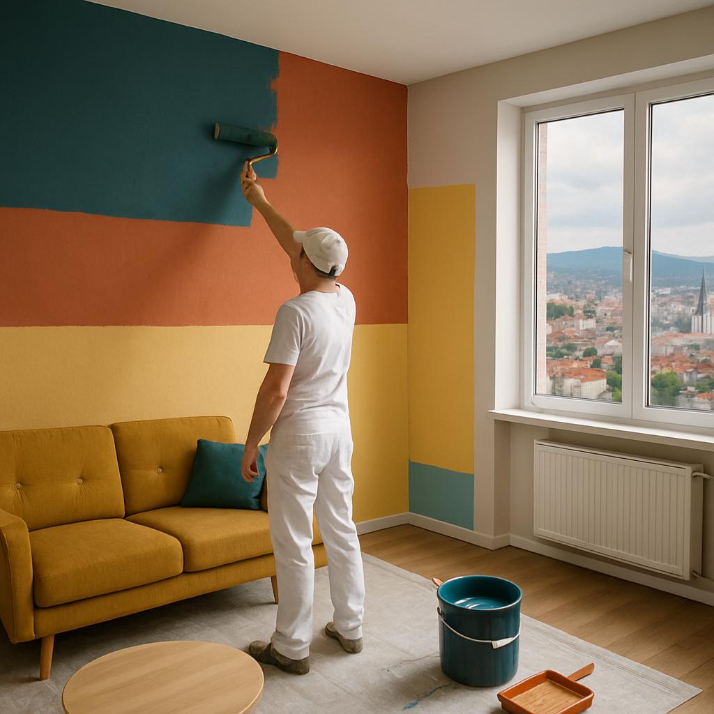 Jak zvládnout moderní malování pokojů (Most). Výběr barev a technik v kontextu Mostu