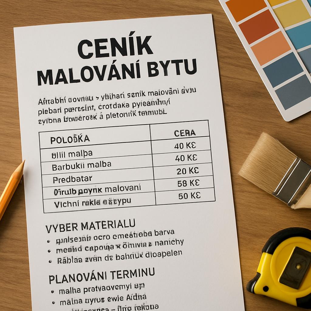 Aktuální novinky v oblasti ceník malování bytu (Mladá Boleslav). Praktické poznámky k výběru materiálů a plánování termínů Aktuální novinky v oblasti ceník malování bytu (Mladá Boleslav). Praktické poznámky k výběru materiálů a plánování termínů