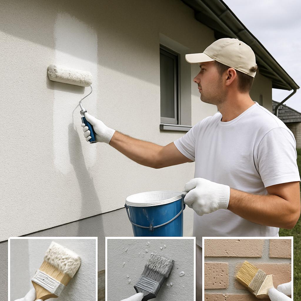 Rychlý návod k nátěr fasády nepropustí vodu (Mladá Boleslav). Typy nátěrů a jejich vlastnosti