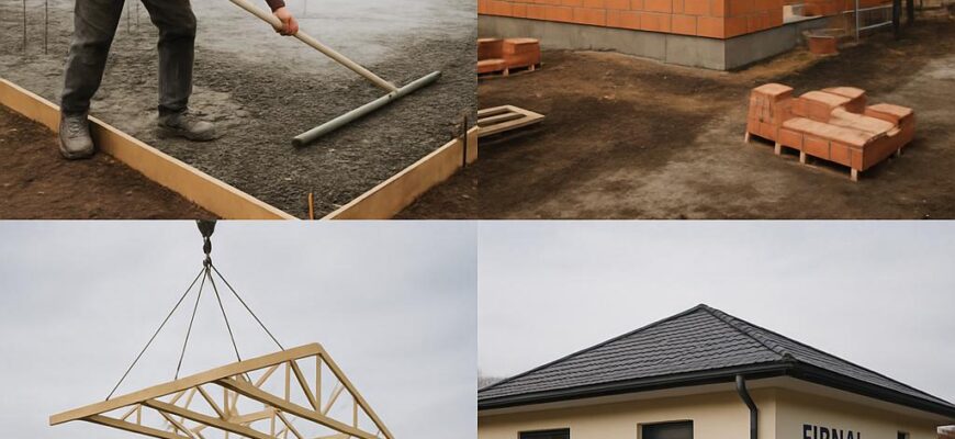 Postupy krok za krokem při stavba domu firma Teplice Postupy krok za krokem při stavba domu firma Teplice