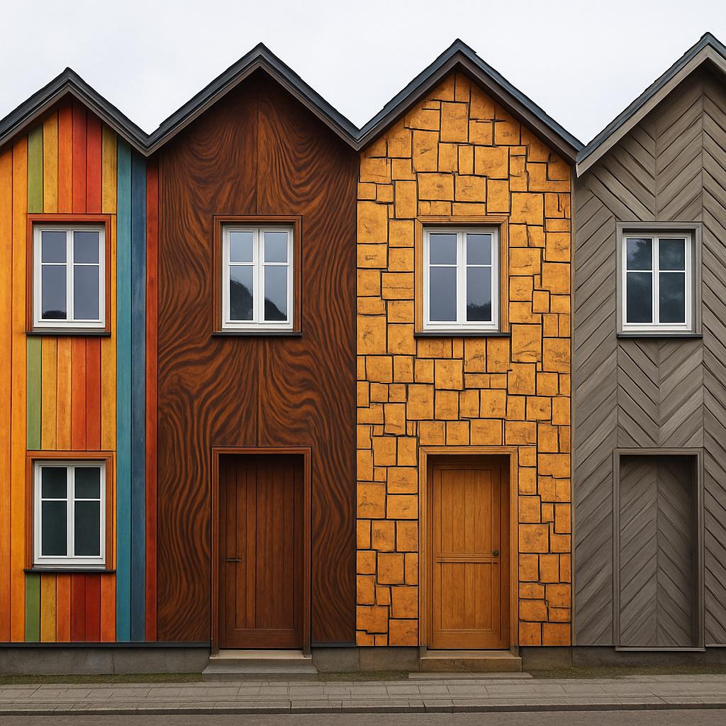 Kreativní nápady pro nátěry na dřevěné fasády (Jablonec nad Nisou). Textury a povrchové efekty