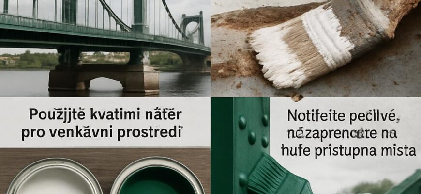 Důležité informace o nátěrech do exteriéru Mostu Důležité informace o nátěrech do exteriéru Mostu