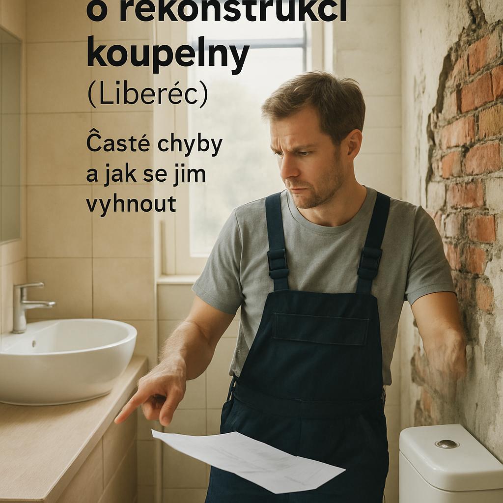 Užitečné poznatky o rekonstrukci koupelny (Liberec). Časté chyby a jak se jim vyhnout