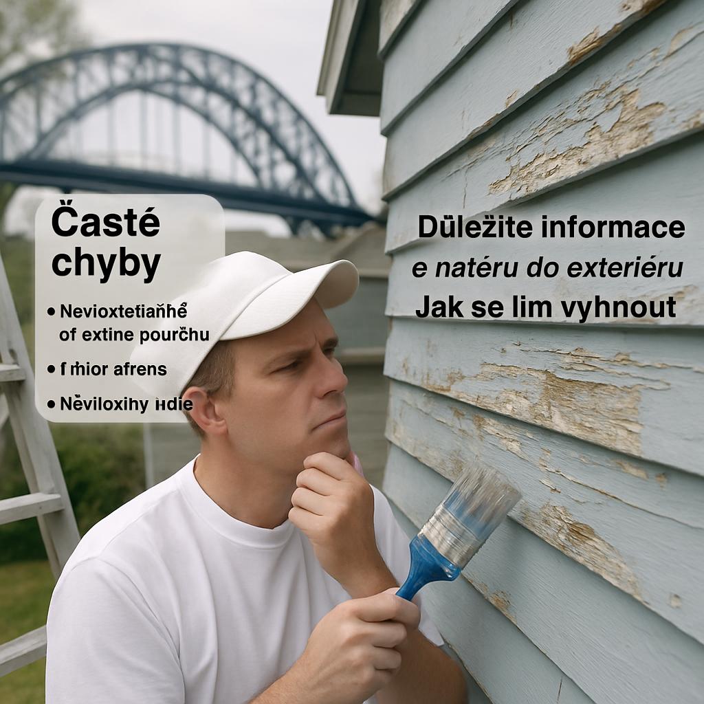 Důležité informace o nátěry do exteriéru (Most). Časté chyby a jak se jim vyhnout Důležité informace o nátěry do exteriéru (Most). Časté chyby a jak se jim vyhnout