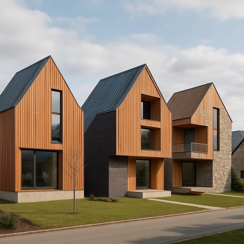 Kreativní nápady pro stavby domů (Třinec). Inspirace z okolí a místní tradice v moderním pojetí Kreativní nápady pro stavby domů (Třinec). Inspirace z okolí a místní tradice v moderním pojetí