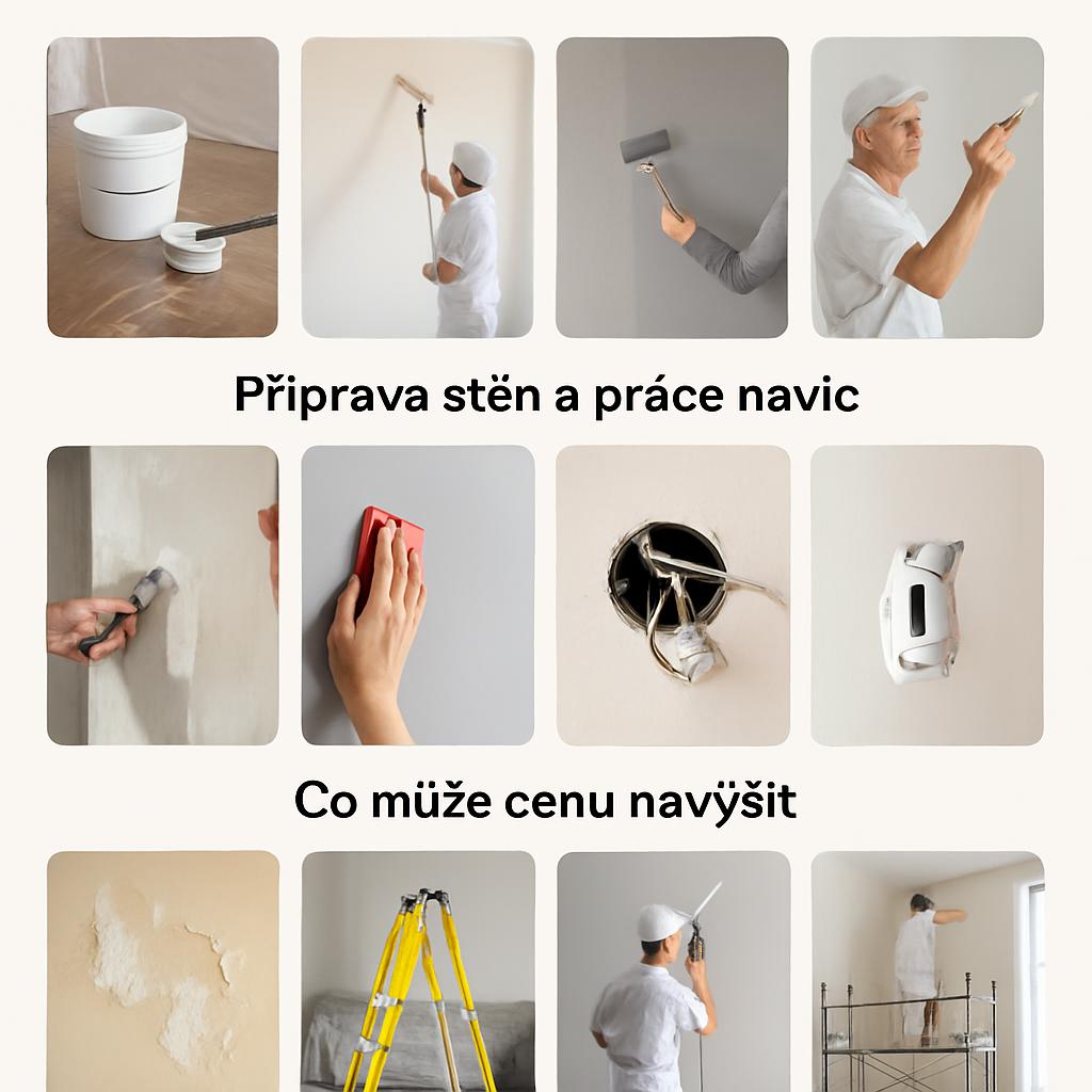 Kompletní přehled k cena malování pokojů (Karviná). Příprava stěn a práce navíc: co může cenu navýšit Kompletní přehled k cena malování pokojů (Karviná). Příprava stěn a práce navíc: co může cenu navýšit