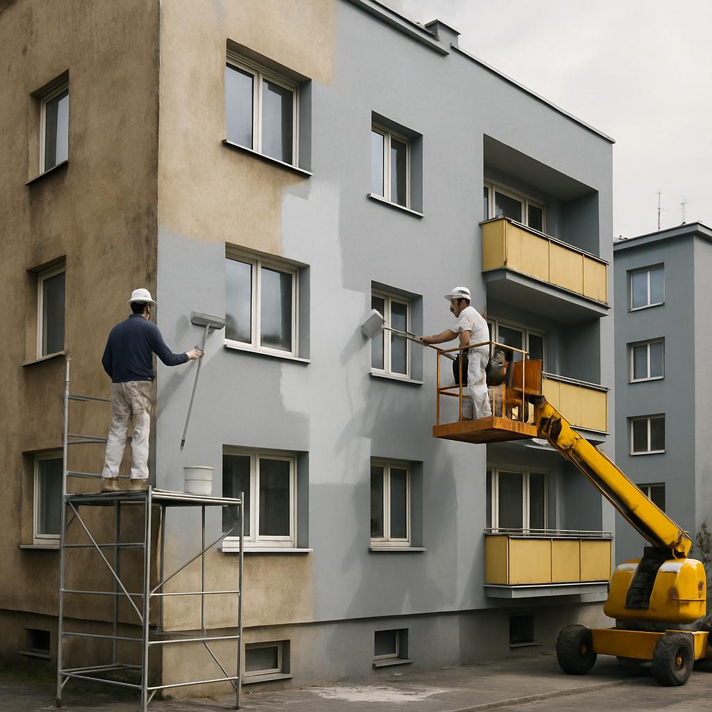 Moderní přístupy k nátěr fasády (Ostrava). Praktické postupy: jak postupovat při renovaci fasády v Ostravě