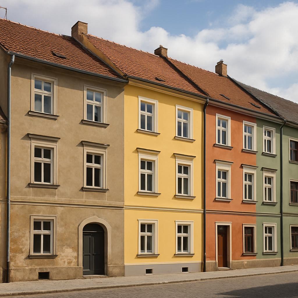 Inspirace pro nátěr staré fasády (Chomutov). Rady z praxe: inspirace z okolí Inspirace pro nátěr staré fasády (Chomutov). Rady z praxe: inspirace z okolí