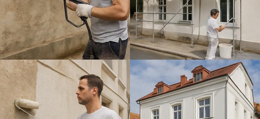 Rychlý návod k nátěr fasády (Opava)