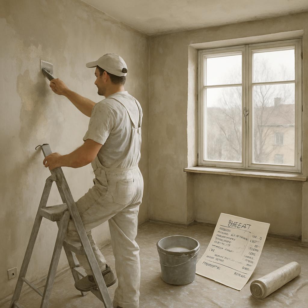 Inspirace pro malování interiéru (Jihlava). Příprava povrchů a rozpočet Inspirace pro malování interiéru (Jihlava). Příprava povrchů a rozpočet