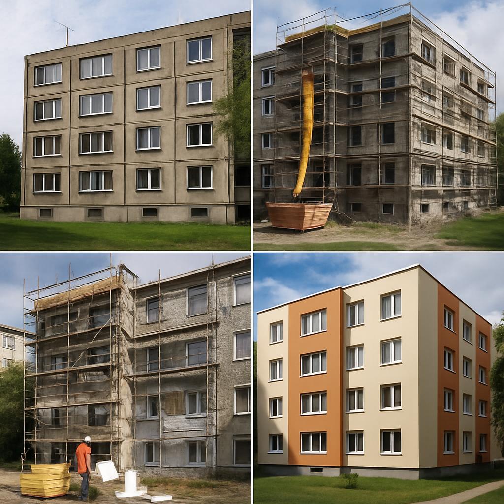 Aktuální novinky v oblasti rekonstrukce panelových domů (Plzeň). Návrh postupu rekonstrukce: krok za krokem Aktuální novinky v oblasti rekonstrukce panelových domů (Plzeň). Návrh postupu rekonstrukce: krok za krokem