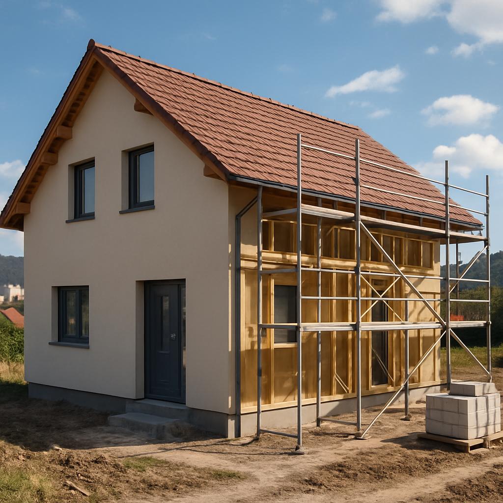 Detailní pohled na stavba na klíč (Ústí nad Labem). Příklady projektů a inspirace: real-life pohled Detailní pohled na stavba na klíč (Ústí nad Labem). Příklady projektů a inspirace: real-life pohled