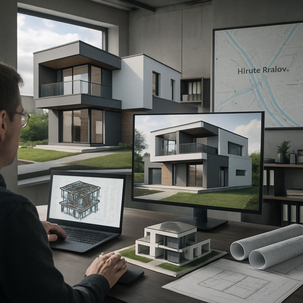 Moderní přístupy k stavba domu firma (Hradec Králové). BIM a digitální nástroje