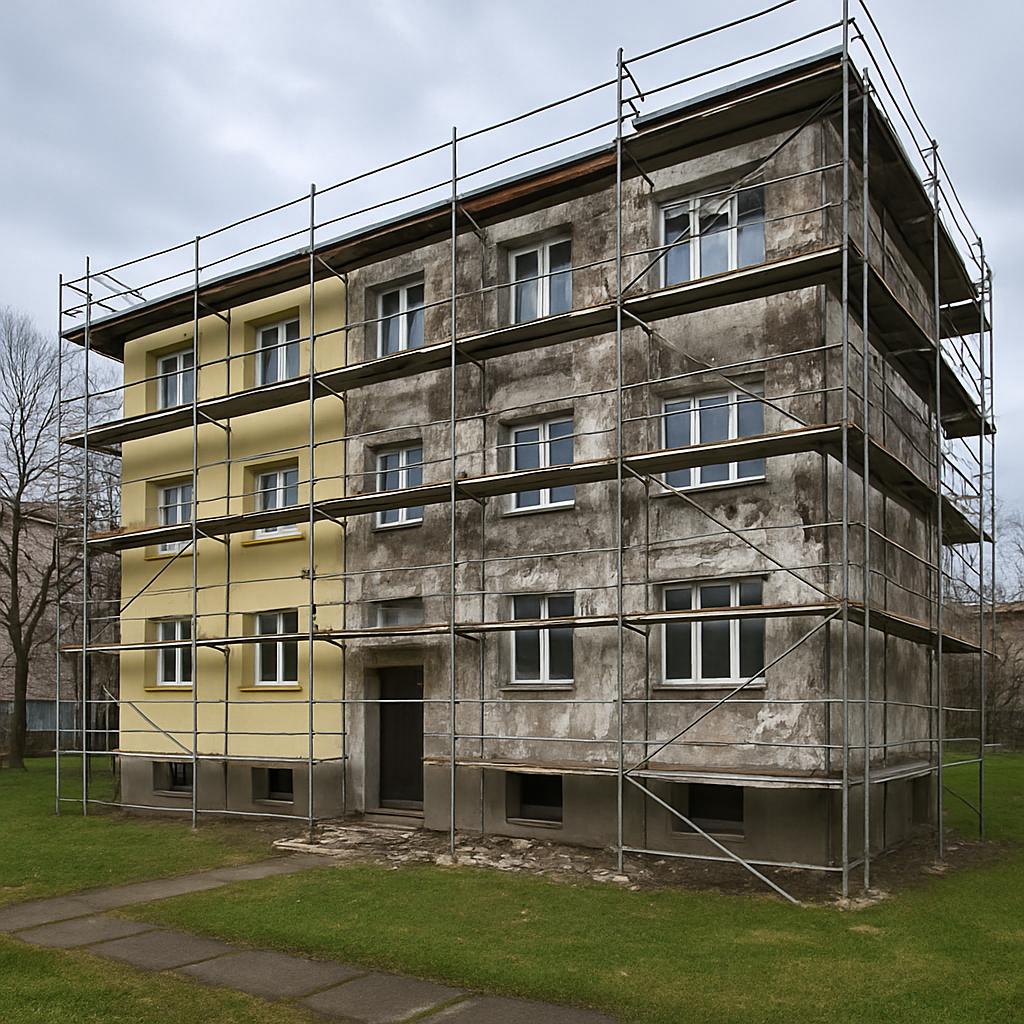 Jak zvládnout renovace staré fasády (Havířov). Průběh renovace: co očekávat během prací Jak zvládnout renovace staré fasády (Havířov). Průběh renovace: co očekávat během prací