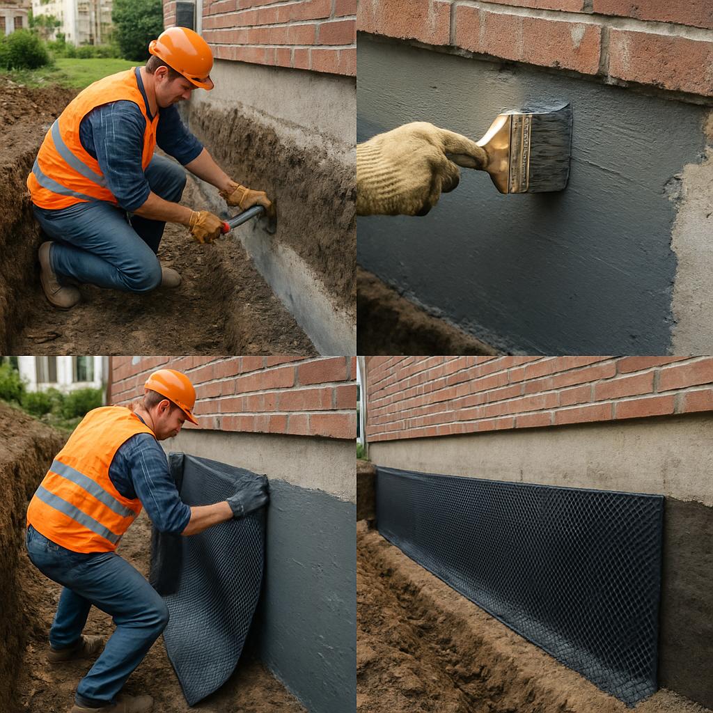 Rychlý návod k izolaci základů (Praha). Postup rychlého návodu krok po kroku