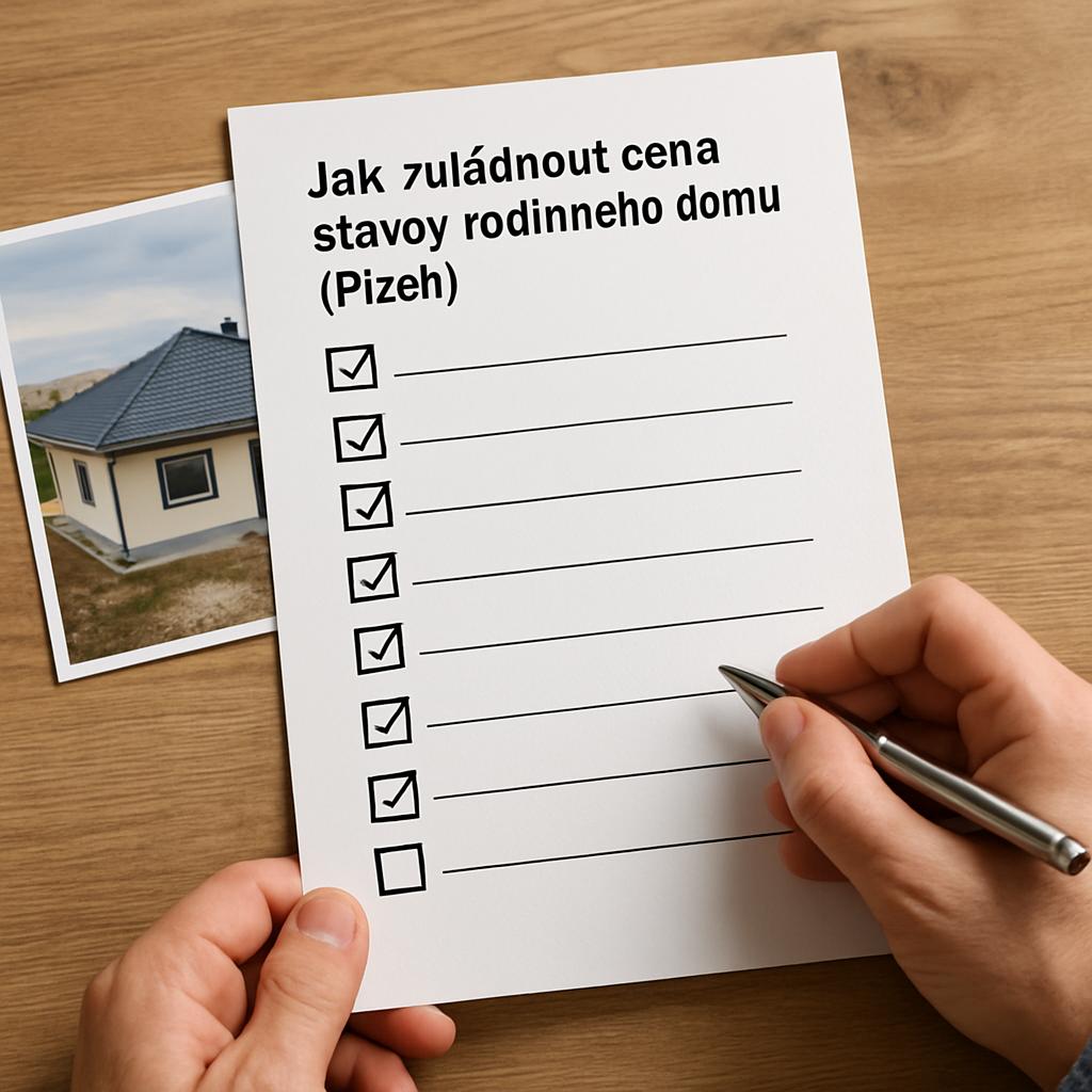 Jak zvládnout cena stavby rodinného domu (Plzeň). Check-list pro váš projekt v Plzni Jak zvládnout cena stavby rodinného domu (Plzeň). Check-list pro váš projekt v Plzni