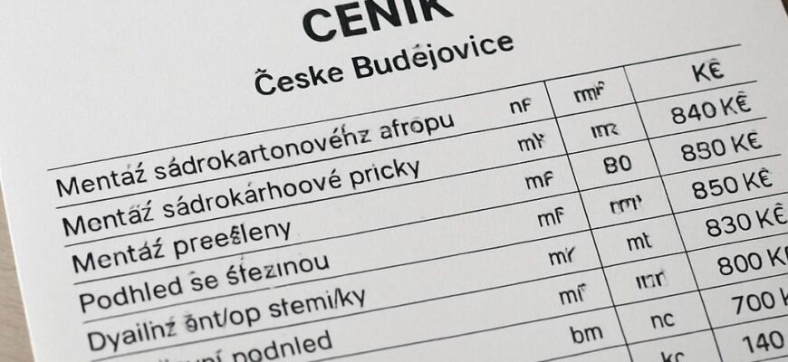 Detailní pohled na sádrokartonové práce ceník České Budějovice Detailní pohled na sádrokartonové práce ceník České Budějovice