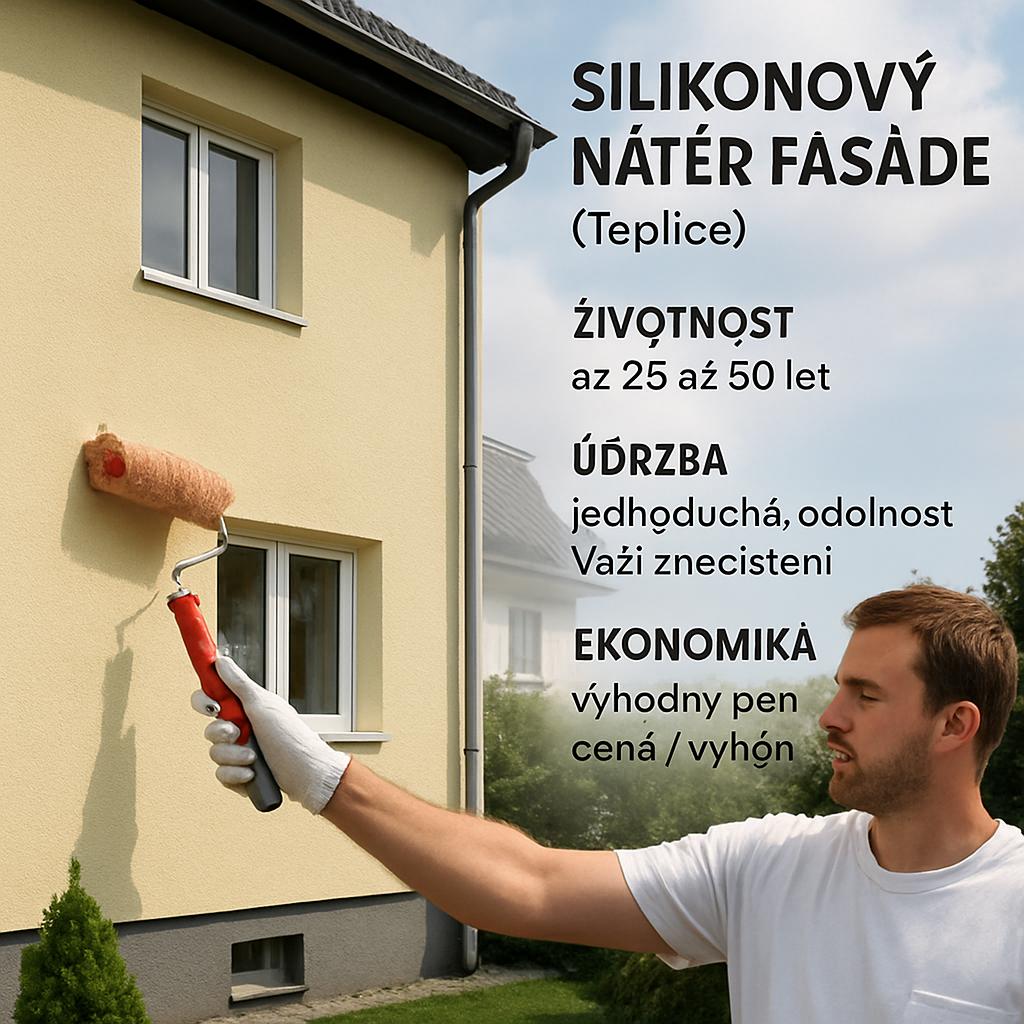 Důležité informace o silikonový nátěr fasády (Teplice). Životnost, údržba a ekonomika Důležité informace o silikonový nátěr fasády (Teplice). Životnost, údržba a ekonomika