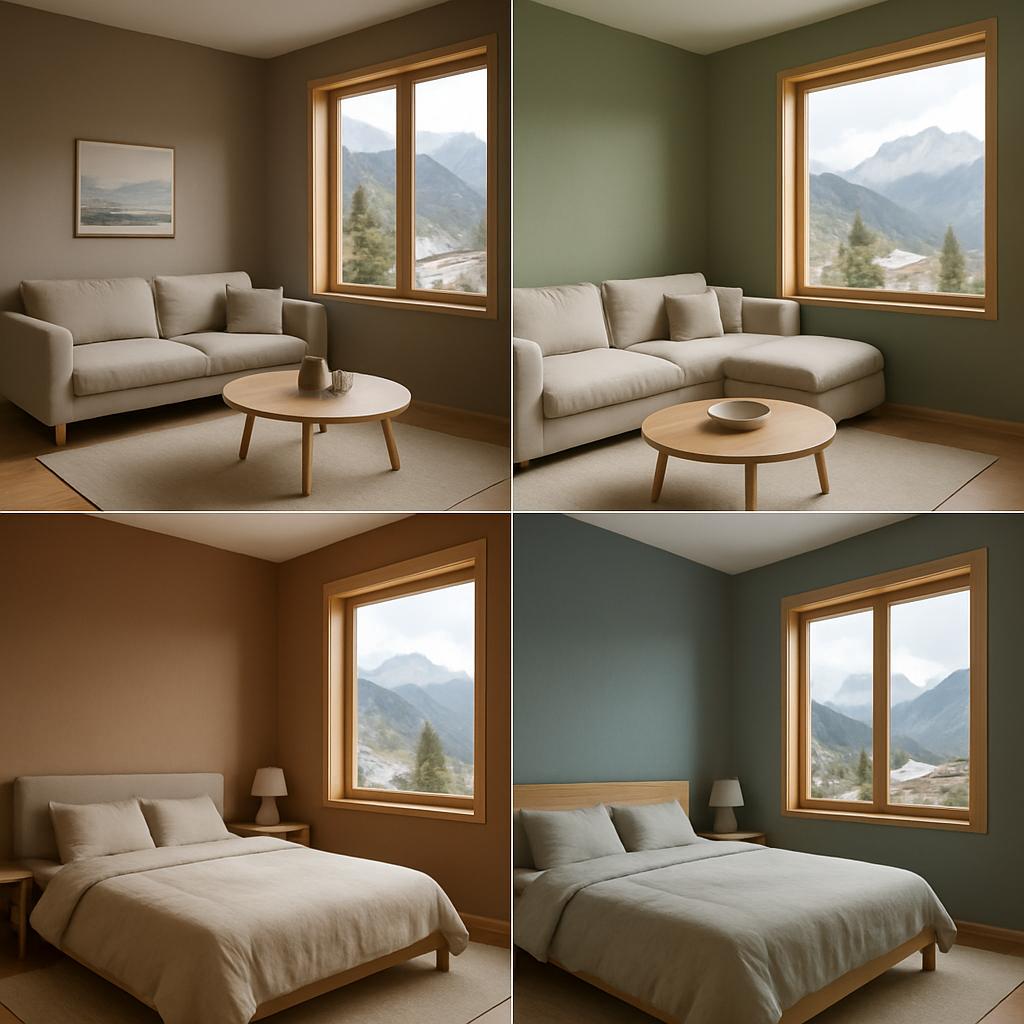 Nejnovější trendy v malování bytu fotogalerie (Jablonec nad Nisou). Odstíny, které fungují v horském světle