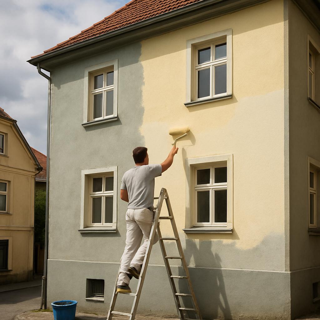 Rychlý návod k malování fasády (Jablonec nad Nisou). Inspirace a tipy z praxe Rychlý návod k malování fasády (Jablonec nad Nisou). Inspirace a tipy z praxe