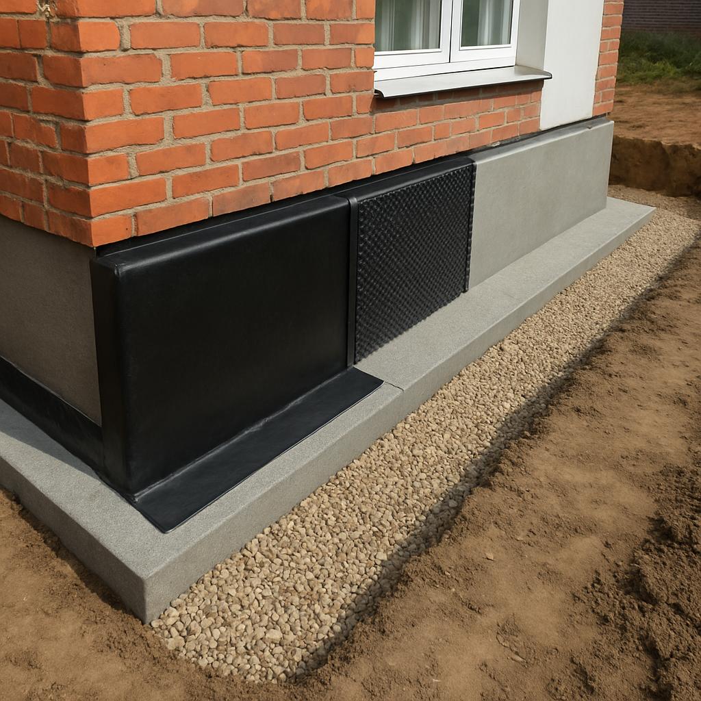 Rychlý návod k izolaci základů (Pardubice). Krok 4: Finální vrstvy, ochrana a kontrola Rychlý návod k izolaci základů (Pardubice). Krok 4: Finální vrstvy, ochrana a kontrola