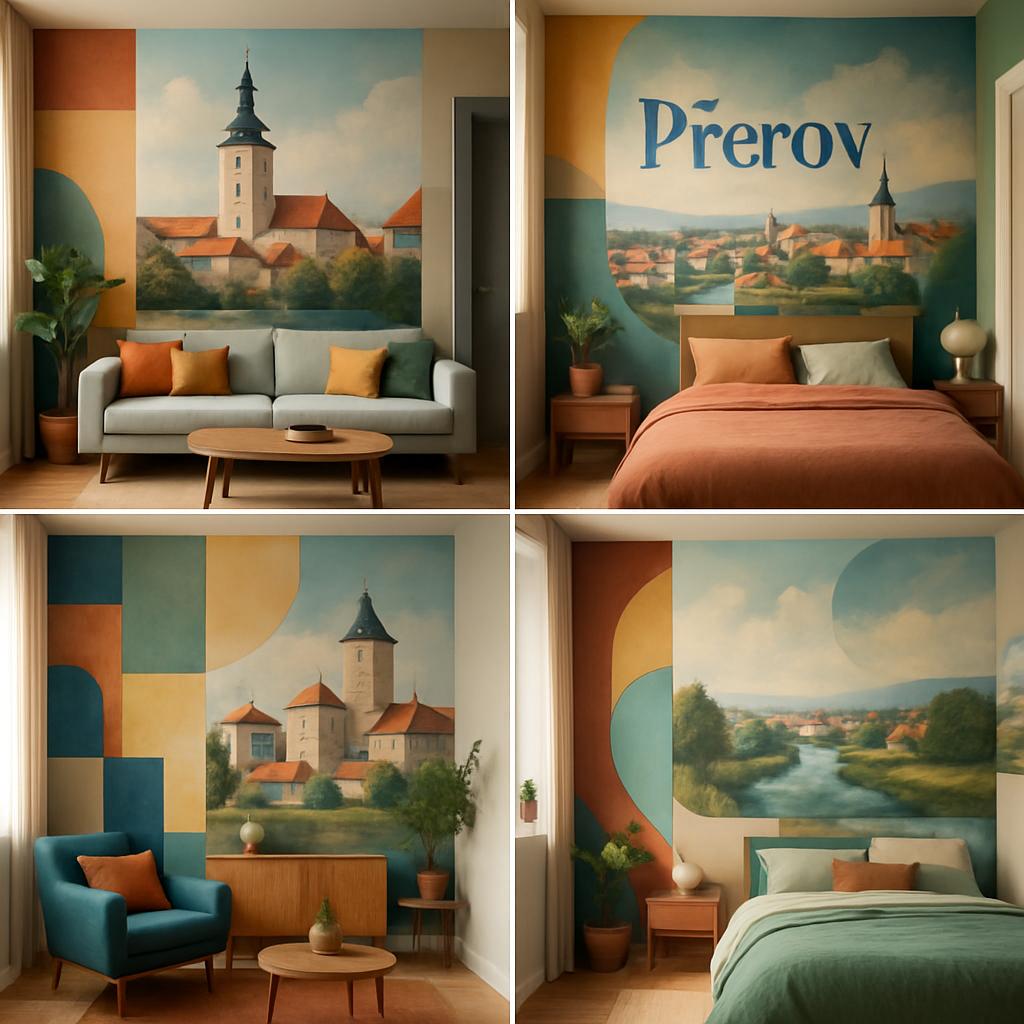 Kreativní nápady pro malování pokojů (Přerov). Lokální inspirace: Přerov jako zdroj barev a atmosféry