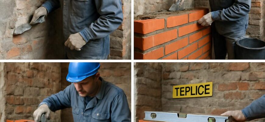 Postupy krok za krokem při zednické práce (Teplice) Postupy krok za krokem při zednické práce (Teplice)