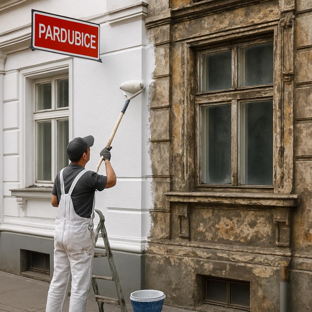 Moderní přístupy k nátěr staré fasády (Pardubice). Závěr Moderní přístupy k nátěr staré fasády (Pardubice). Závěr