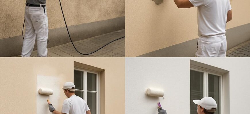 Postupy krok za krokem při cena nátěru fasády za 1m2 Olomouc Postupy krok za krokem při cena nátěru fasády za 1m2 Olomouc