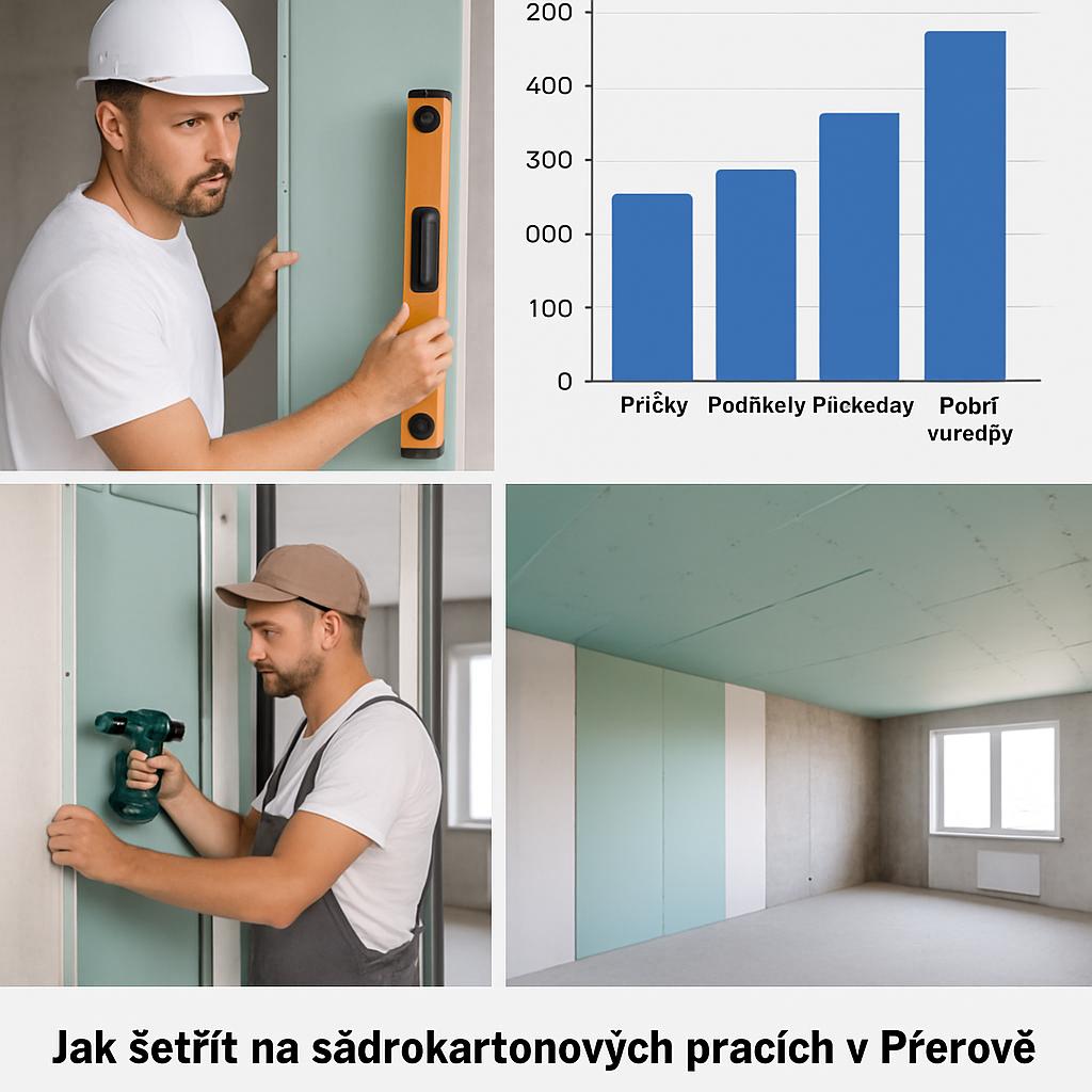 Kompletní přehled k cena prací se sádrokartonem (Přerov). Jak šetřit na sádrokartonových pracích v Přerově Kompletní přehled k cena prací se sádrokartonem (Přerov). Jak šetřit na sádrokartonových pracích v Přerově