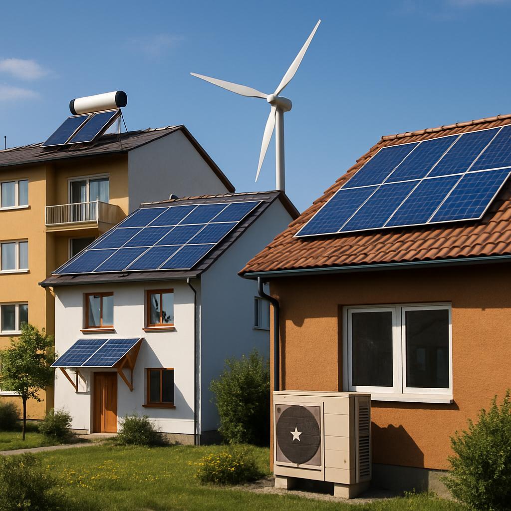 Detailní pohled na stavby domů (Karviná). Energetická náročnost a ekologie v karvinských domech Detailní pohled na stavby domů (Karviná). Energetická náročnost a ekologie v karvinských domech
