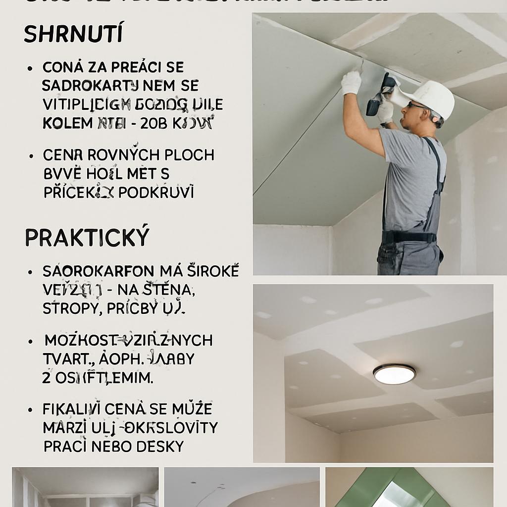 Kreativní nápady pro cena prací se sádrokartonem (Teplice). Shrnutí a praktický závěr Kreativní nápady pro cena prací se sádrokartonem (Teplice). Shrnutí a praktický závěr