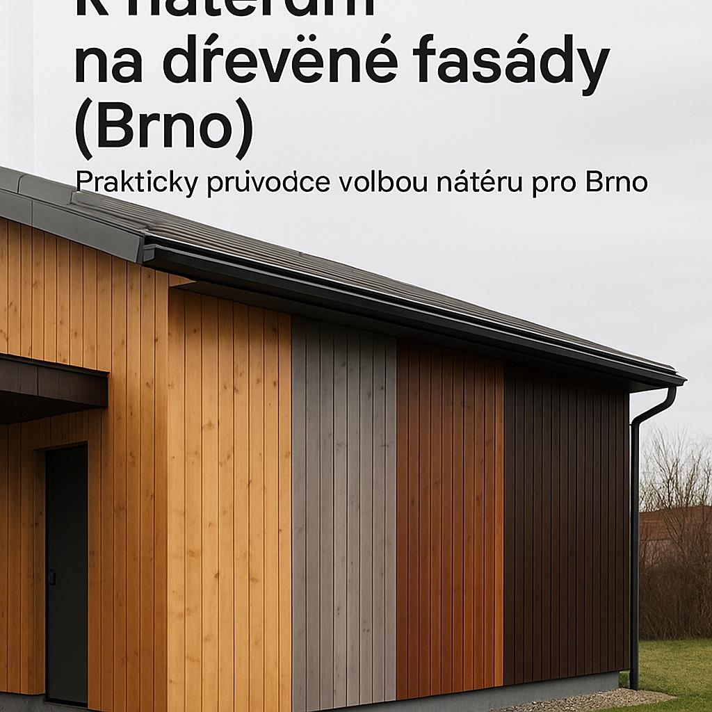 Moderní přístupy k nátěrům na dřevěné fasády (Brno). Praktický průvodce volbou nátěru pro Brno Moderní přístupy k nátěrům na dřevěné fasády (Brno). Praktický průvodce volbou nátěru pro Brno