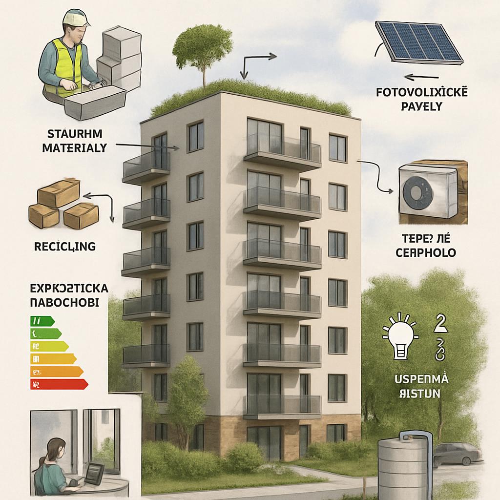 Kompletní přehled k bytovy dum na klíč (Brno). Udržitelnost a energetická náročnost