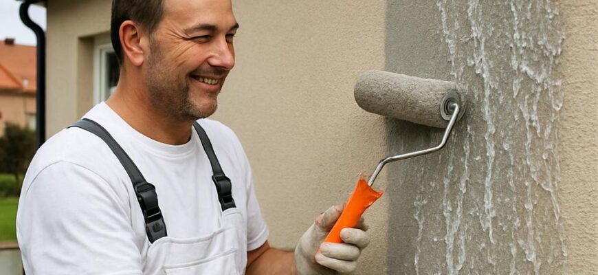 Ověřené zkušenosti s nátěrem fasády nepropustí vodu (Opava)