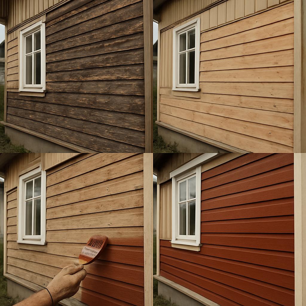 Zajímavé zkušenosti s nátěry na dřevěné fasády (Hradec Králové). Postup renovace krok za krokem Zajímavé zkušenosti s nátěry na dřevěné fasády (Hradec Králové). Postup renovace krok za krokem