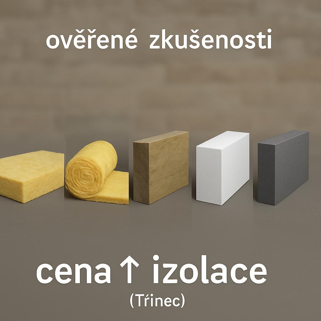 Ověřené zkušenosti s cena izolace (Třinec). Materiály a jejich dopad na cenu