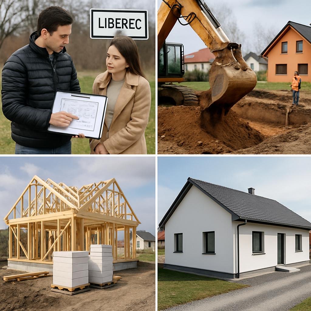 Praktický průvodce k domům na klíč (Liberec). Proces výstavby domu na klíč v Libereckém regionu