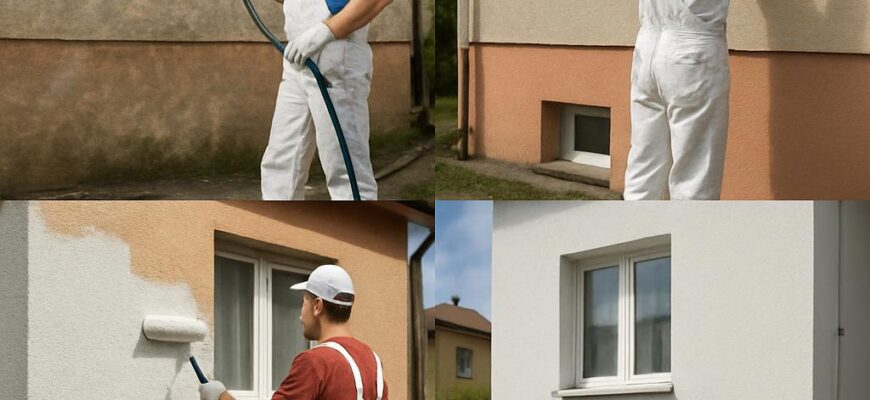 Postupy krok za krokem při nátěrech fasád: ceník Frýdek-Místek Postupy krok za krokem při nátěrech fasád: ceník Frýdek-Místek