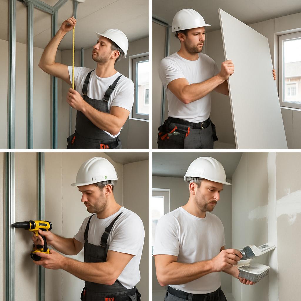 Moderní přístupy k sádrokartonové práce (Chomutov). Průvodce průběhem realizace krok za krokem