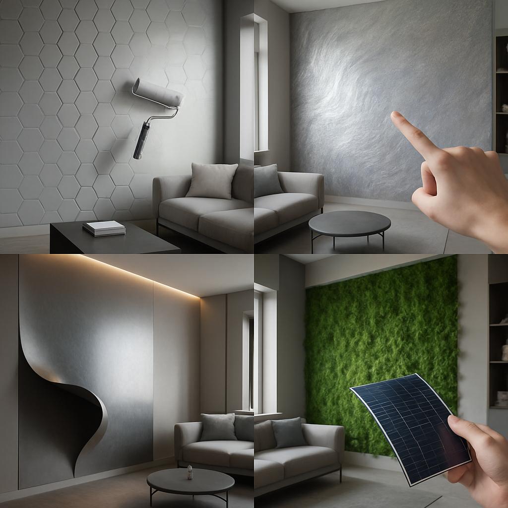 Inovativní řešení v rámci malování interiérů fotogalerie (Zlín). Materiály budoucnosti a jejich výhody