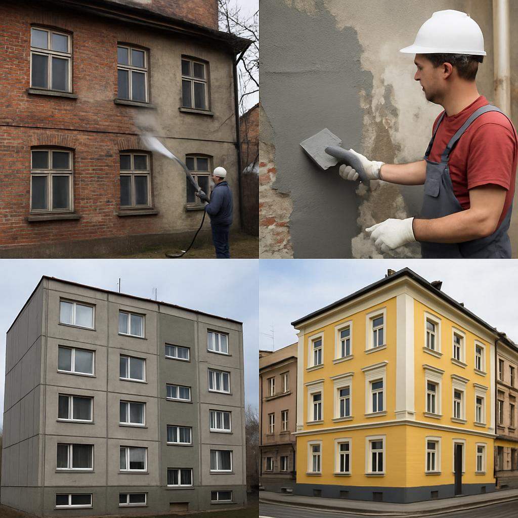 Postupy krok za krokem při renovaci fasády (Ostrava). Typy fasád a vhodné technologie pro Ostravu Postupy krok za krokem při renovaci fasády (Ostrava). Typy fasád a vhodné technologie pro Ostravu